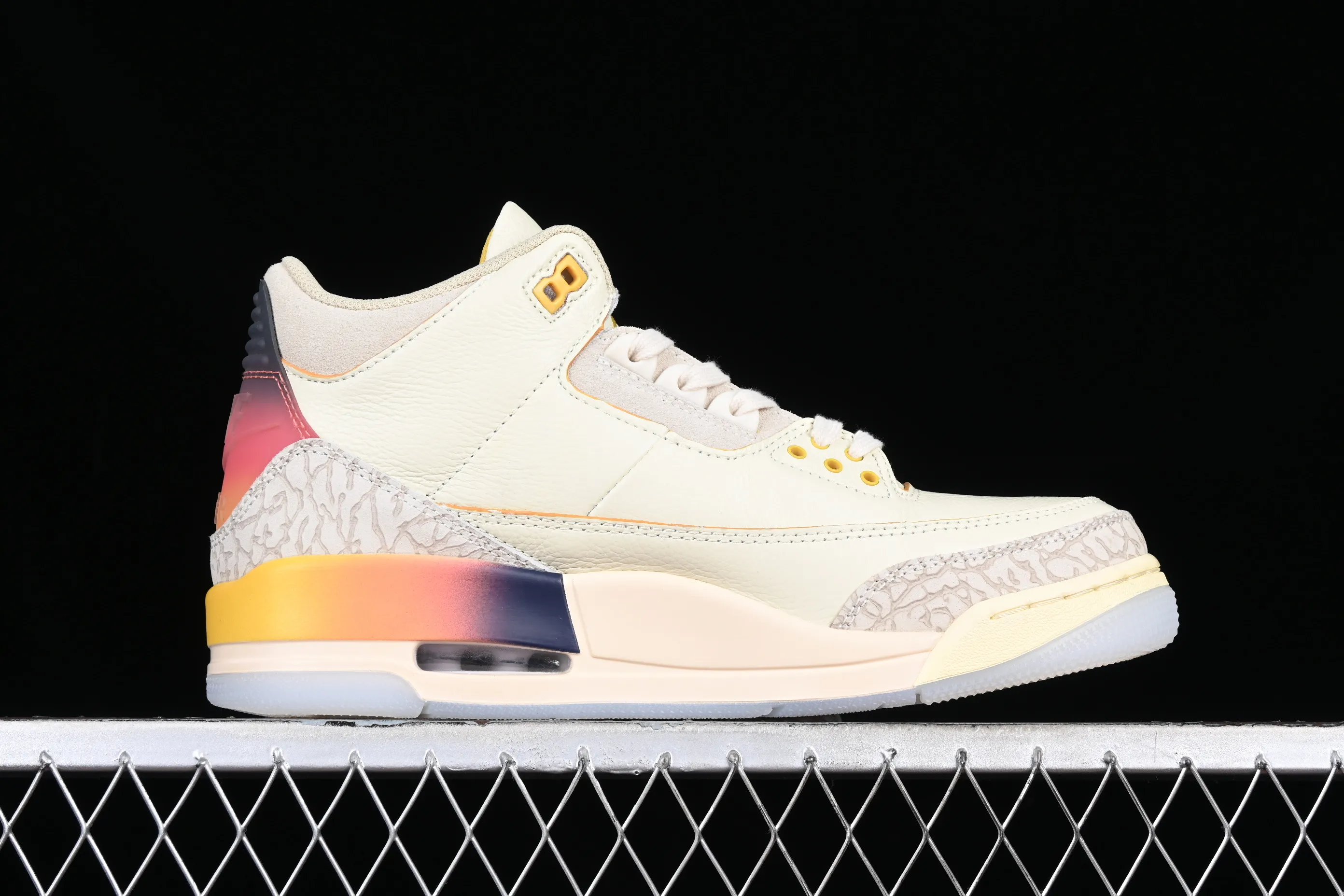 All categories Air Jordan Jordan series basketball shoes Air Jordan 3 L version J.Balvin x Air Jordan 3 Retro AJ3 Joe 3 rainbow gradient FN0344-901